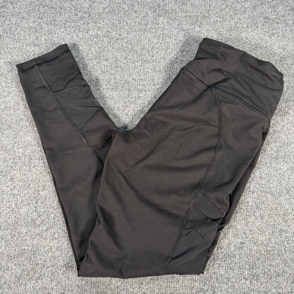 Victoria Sport Knockout Mesh Moto Leggings Black Size M #4304